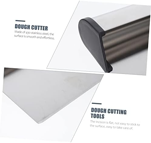 Stainless Steel Dough Cutter with Scale for Bread Dough and Vegetables
