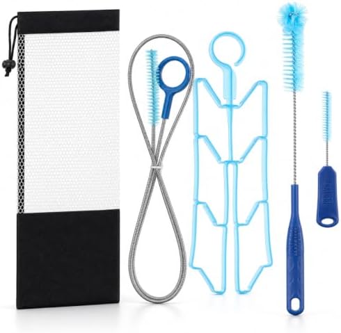 QWORK Hydration Bladder Cleaning Kit 4-in-1 Set – Heavy Duty Reservoir