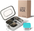 LEEPENK Stainless Steel Bento Box (40oz) with 6oz Condiment Container