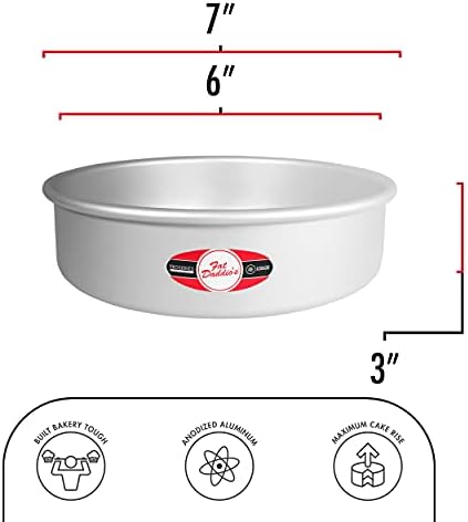 Fat Daddio's PCC-63SET Anodized Aluminum Round Cheesecake Pans