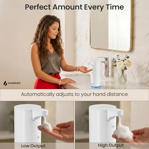 GentleJet EasyFoam Automatic Foaming Soap Dispenser, 304 Stainless