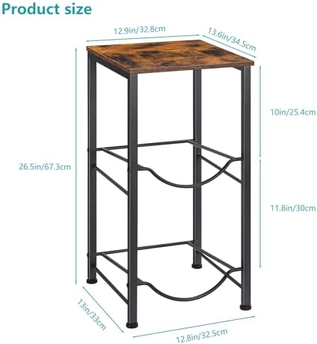 MOOACE 5 Gallon Water Jug Rack, 2 Tier Water Bottle Holder Organizer