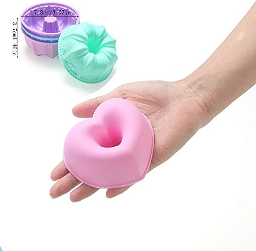 To encounter 24Pack Silicone Molds, Nonstick 3 inches Donut Mold