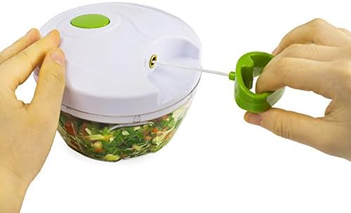 Manual Food Processor - Efficient Mini Pull Chopper, Hand Food Chopper