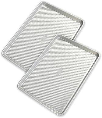 USA Pan Global Nonstick Aluminum Half Sheet Pan, Set of 2