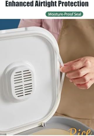 Food Storage Container with Lid, 11lbs Airtight Food Storage Bin for