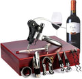 9-Pieces Corkscrew Wine Opener Set, Stainless Steel Cork Screw Rabbit