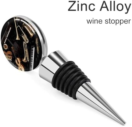 Musical Instruments Wine Stopper Vacuum Alloy Wine Bottle Stopper