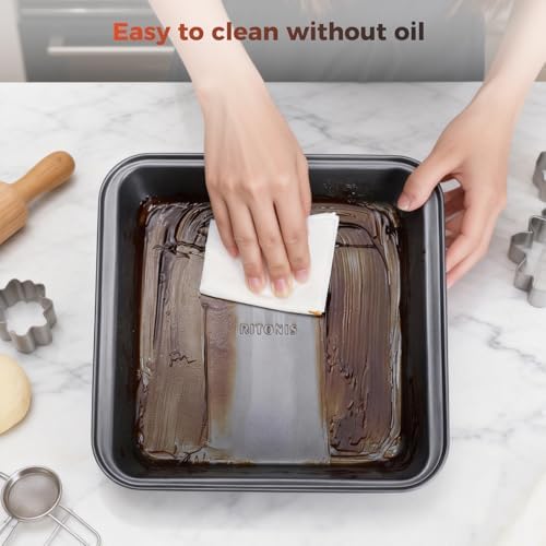 8-Piece Baking Pans Set, Nonstick Baking Set, Baking Glove Included
