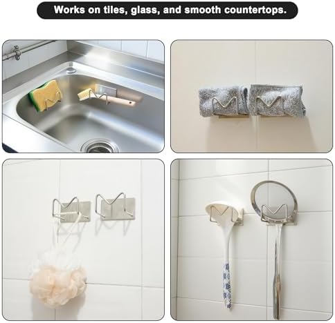 Luckyiren 2-Pack Stainless Steel Sponge Holders