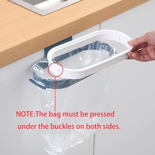 Set of 2 Trash Bag Holder Rack, Hanging Organizer Garbage Bag Holder