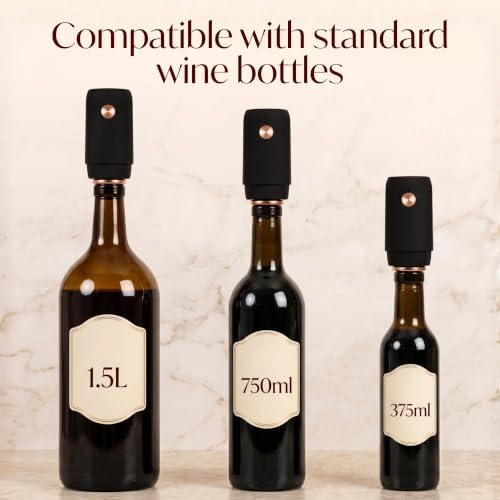 Electric Wine Preserver - Rechargeable Vacuum Saver With Airtight Seal