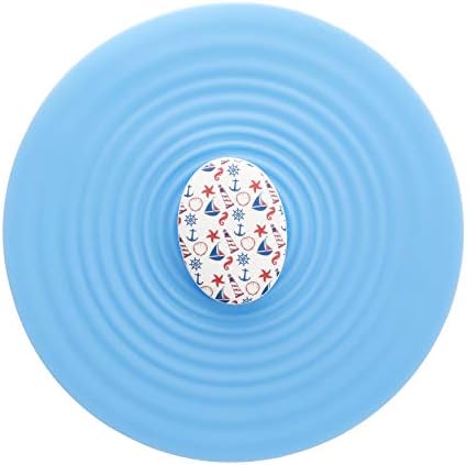 Silicone Lid, Maritime Design 12" Dish Cover