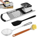 Stainless Steel Spaetzle Maker, Spaetzle Press with Grip Handle