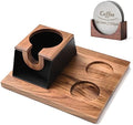 Espresso Tamper Station 58mm Wooden Espresso Tamper Holder Base Coffee