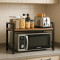 2-Tier Microwave Stand, Holds Up to 200 lbs (20.5" Width)