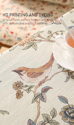 ISAENNE Designer French Linen Rectangular