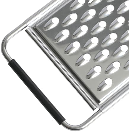 Oster Helmsdale Flat Cheese Grater With Anti-Slip Handle, Stainless