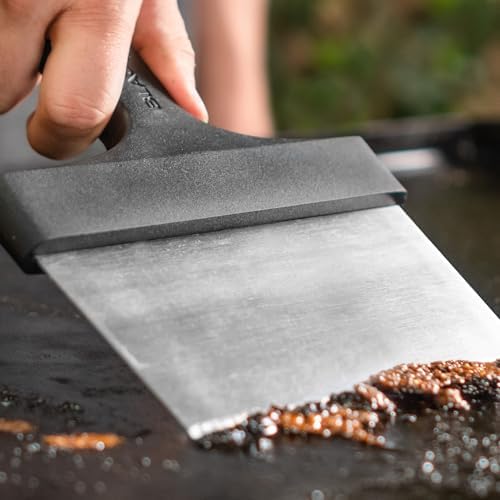 Blackstone® Heavy-Duty Griddle Scraper, 6 inch, Stainless Steel