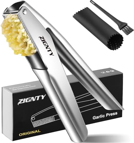 Garlic Press, Stainless Steel