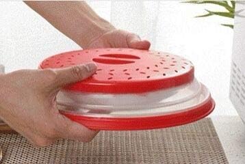 Pack of 2 Collapsible Microwave Food Cover, Splatter Guard, Vented Microwave Lid - Image 8