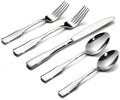 Alata Kate 20-Piece Silverware Set Stainless Steel Flatware