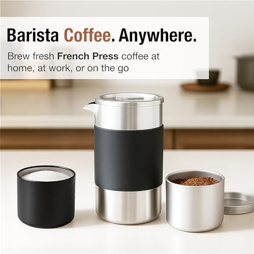 Small 12 oz French Press Coffee Maker Set