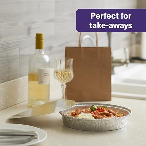 MATANA 40 Pack 9 Inch Round Aluminum Foil Pie Pans with Lids, Pie Tins