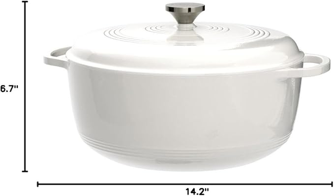 Lodge Essential Enamel Cast Iron Dutch Oven - Image 8