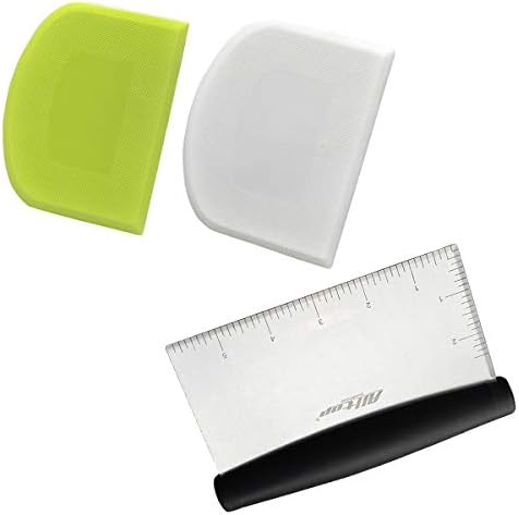 Dough Bowl Spatula & Stainless Steel Bench