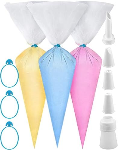 Weetiee Pastry Bag - 100 Pieces 16 Inch [Extra Thick] Disposable