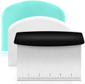 Ecavria Bench Scraper, Premium Stainless Steel Dough Scraper with