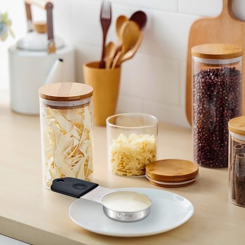 EDELIN Magnetic Measuring Cups and Spoons Set, Black, 15 Sets
