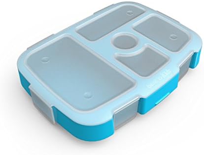 Bentgo Kids Brights 5-Compartment Meal Prep Tray with Transparent