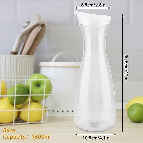 Water Carafe, Clear Acrylic Water Drink Pitcher Milk Beverage