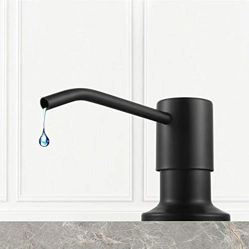 Soap Dispenser for Kitchen Sink, 17 Ounce, Black