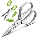 ONEBOM Kitchen Shears 2 Pack,Multi-Function Kitchen Scissors Heavy