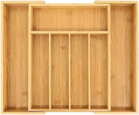VaeFae Bamboo Drawer Organizer, Medium, Natural