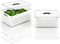 Fridge Fruit Storage Containers with Miesoo Design, 4.5L Produce Saver