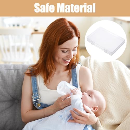 6PCS Freeze Flat Breastmilk Storage Organizer, Clear Breast Milk
