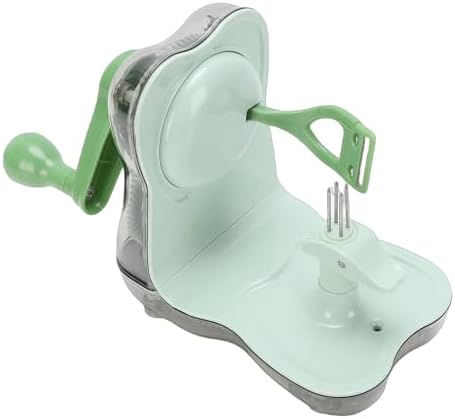 POCREATION Manual Fruit Peeler Corer Slicer, Hand Crank ABS Tool
