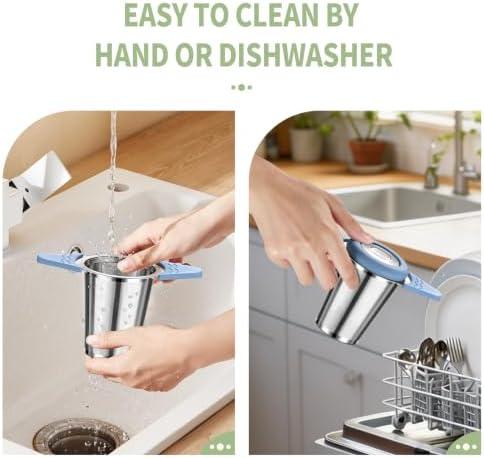 2PACK Extra Fine 18/8 Stainless Steel Tea Infuser Mesh Strainer with