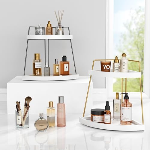 Forbena 2-Tier Corner Bathroom Counter Organizer