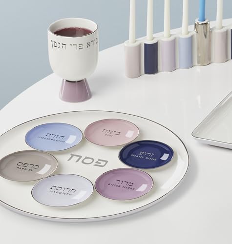 kate spade new york Oak Street Porcelain Passover Seder Plate with 6