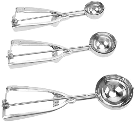 Cookie Scoop Set, 3Pcs Ice Cream Scoop, Cookie Scoops for Baking Set