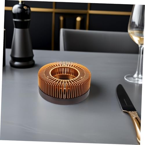 Wooden Aluminum Teapot Warmer Base for Kitchen Buffet Table