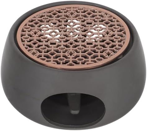 Ceramic Teapot Warmer with Recessed Tealight Holder for Tea Cups