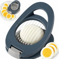 NOVANO Egg Slicer for Hard Boiled Eggs, Multi Function Stainless Steel
