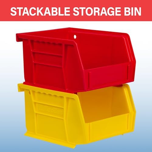 Akro-Mils AkroBins Plastic Storage Bins, 5"x4"x3", 6-Pack