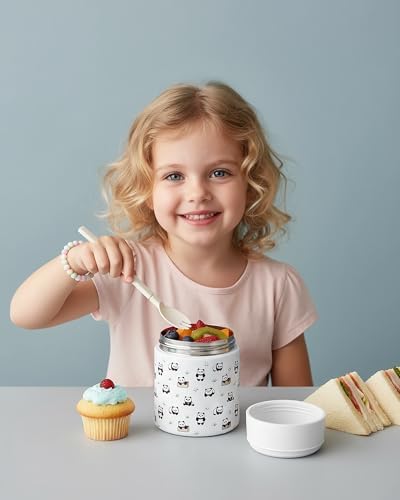 10oz Kids Soup Thermo - Leak-Proof Insulated Food Jar with Spoon